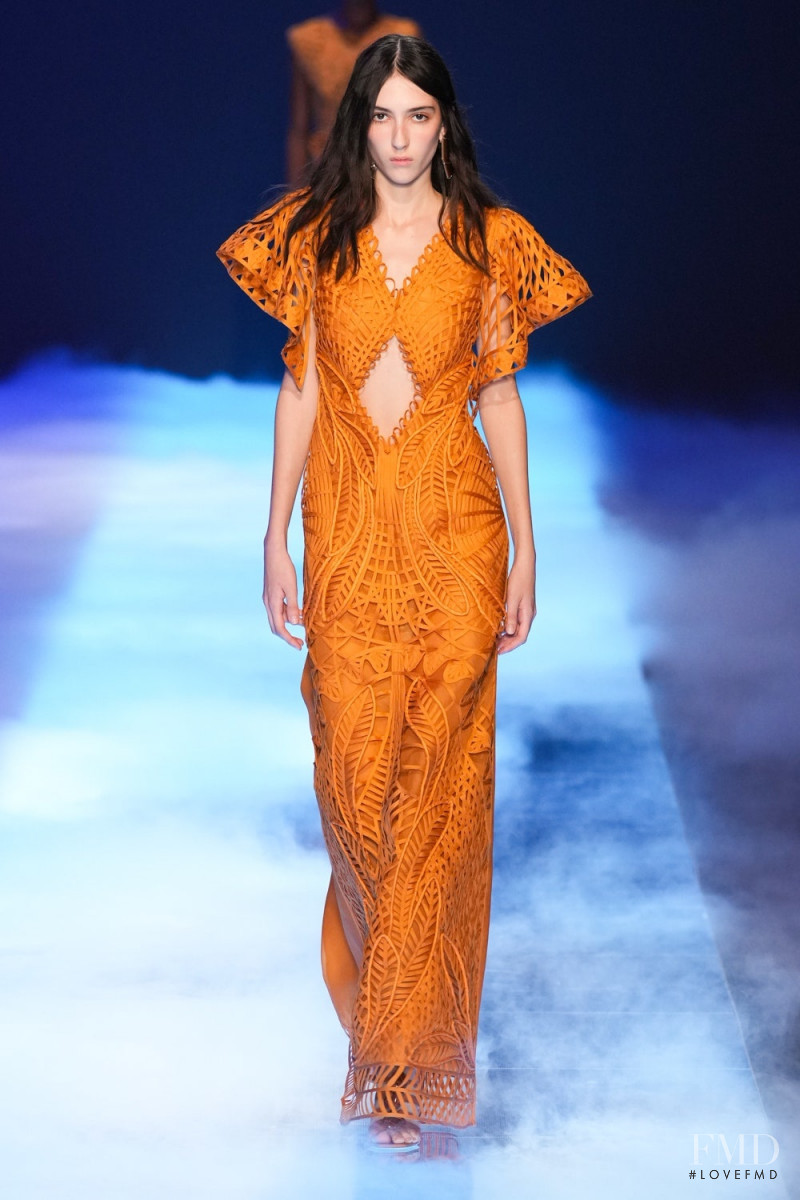 Danae Lumani featured in  the Alberta Ferretti fashion show for Spring/Summer 2023