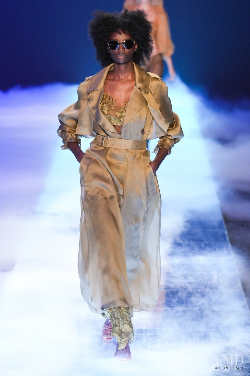 Assa Baradji featured in  the Alberta Ferretti fashion show for Spring/Summer 2023