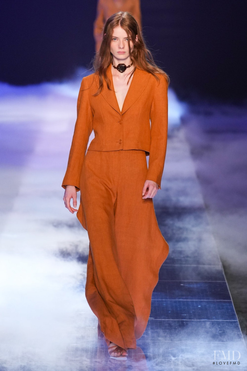 Alyda Grace Carder featured in  the Alberta Ferretti fashion show for Spring/Summer 2023