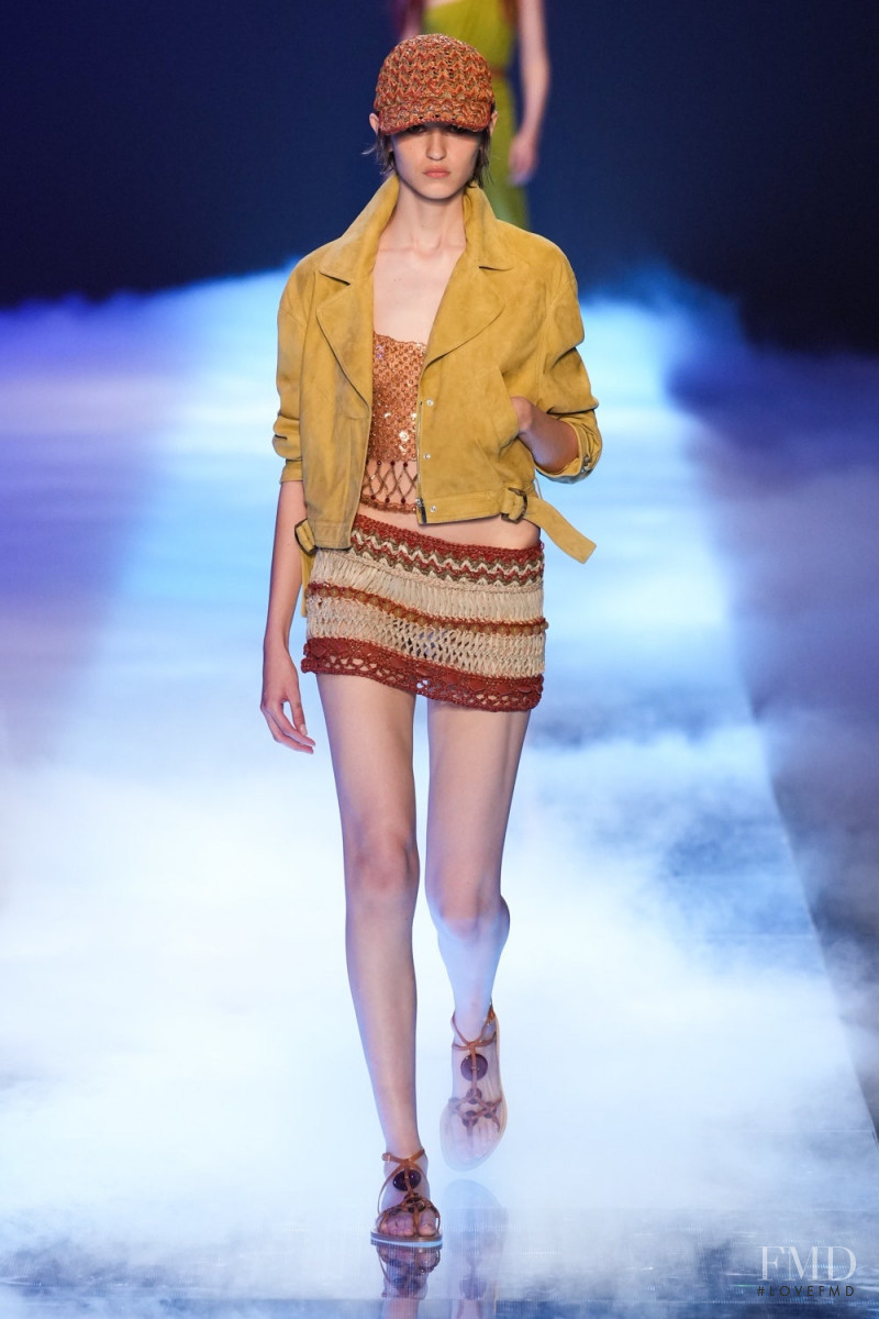 Lucy Fletcher featured in  the Alberta Ferretti fashion show for Spring/Summer 2023