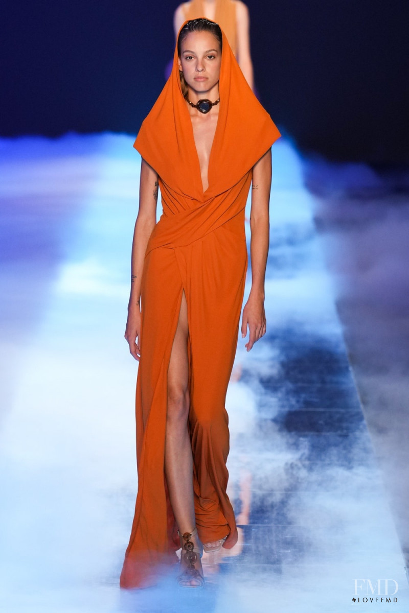 Giuliana Caramuto featured in  the Alberta Ferretti fashion show for Spring/Summer 2023