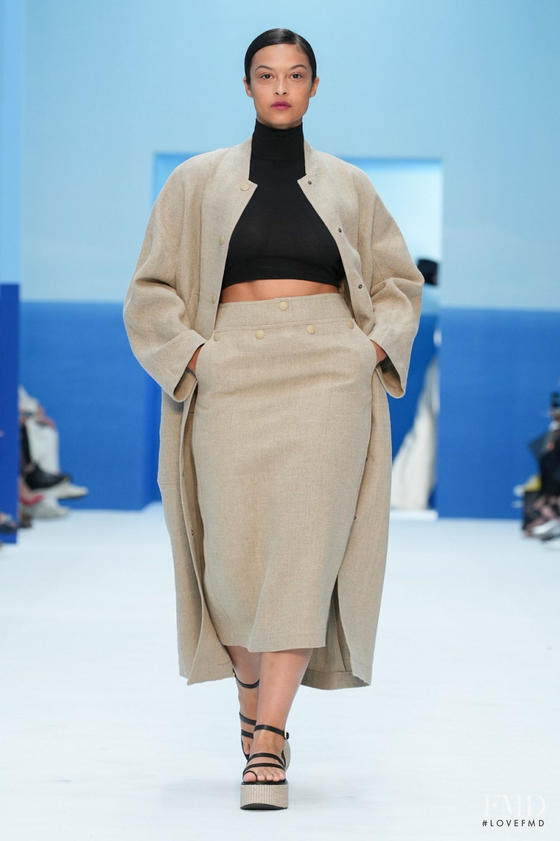 Devyn Garcia featured in  the Max Mara fashion show for Spring/Summer 2023