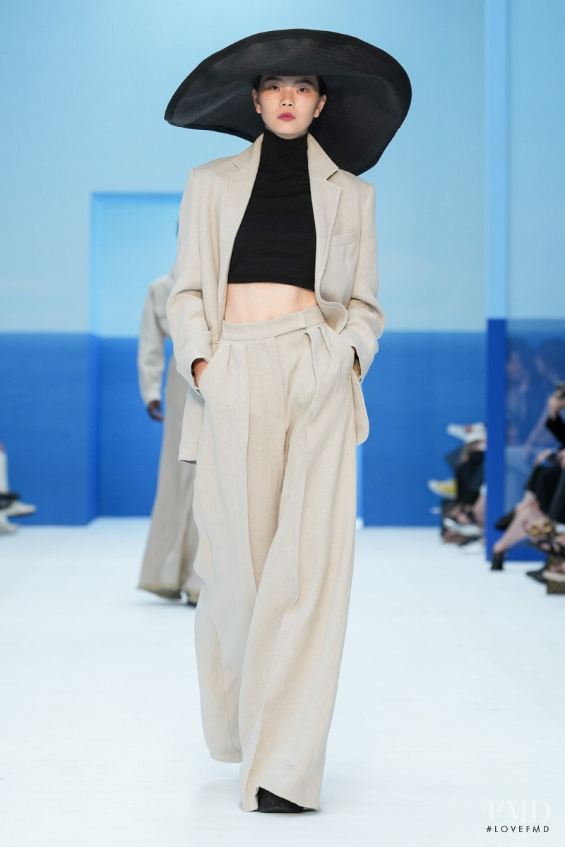 Sherry Shi featured in  the Max Mara fashion show for Spring/Summer 2023