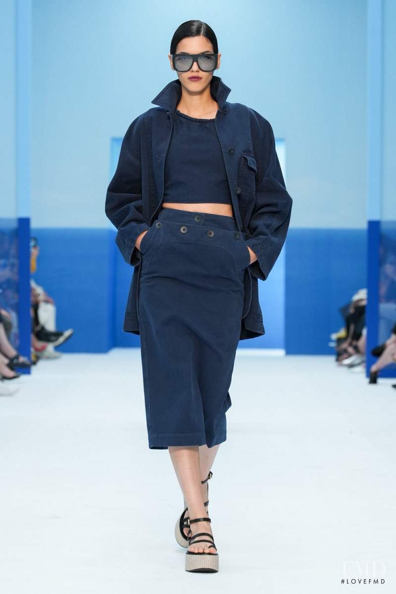 Izabelle Dantas featured in  the Max Mara fashion show for Spring/Summer 2023