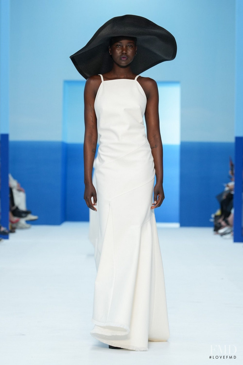 Adut Akech Bior featured in  the Max Mara fashion show for Spring/Summer 2023
