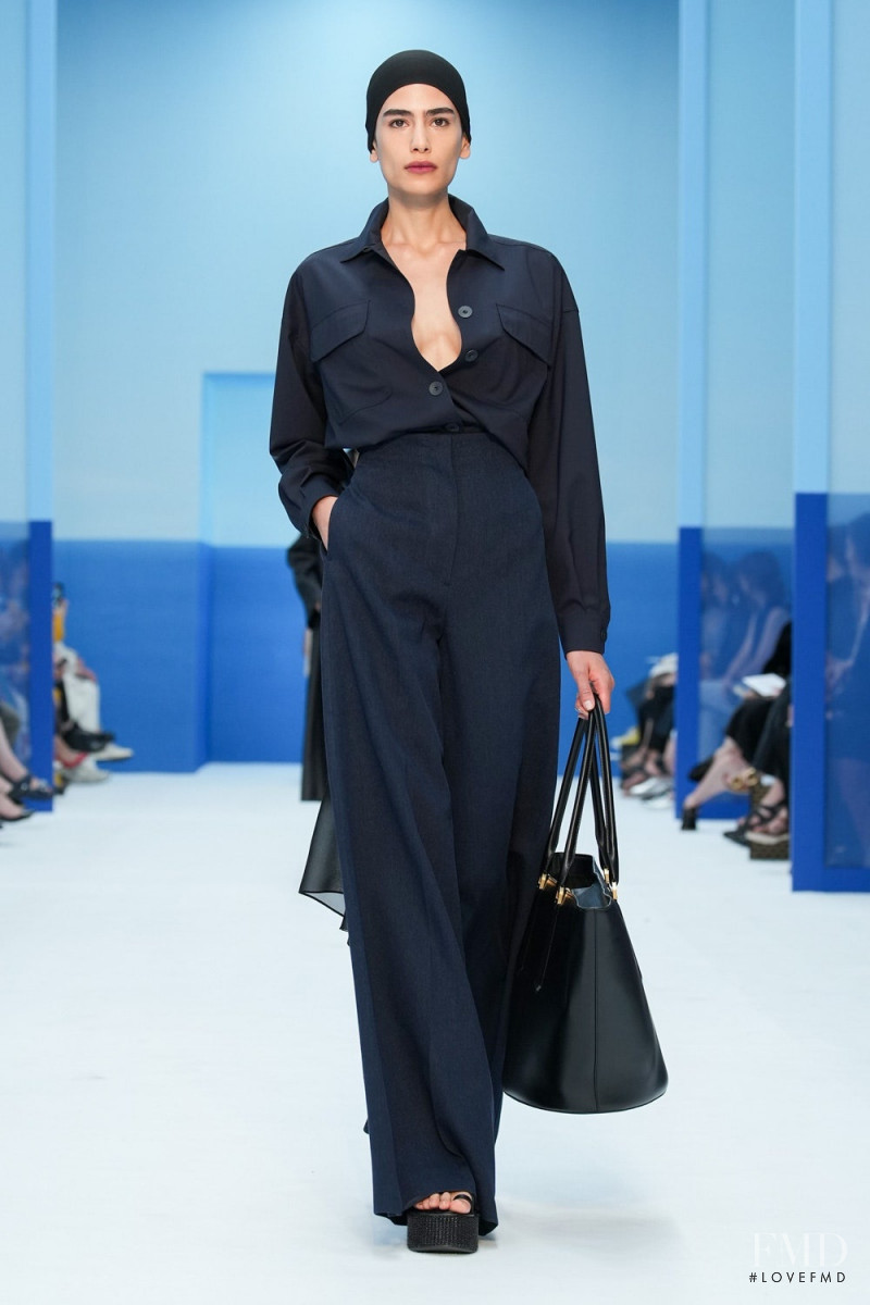 Aria Lilith featured in  the Max Mara fashion show for Spring/Summer 2023