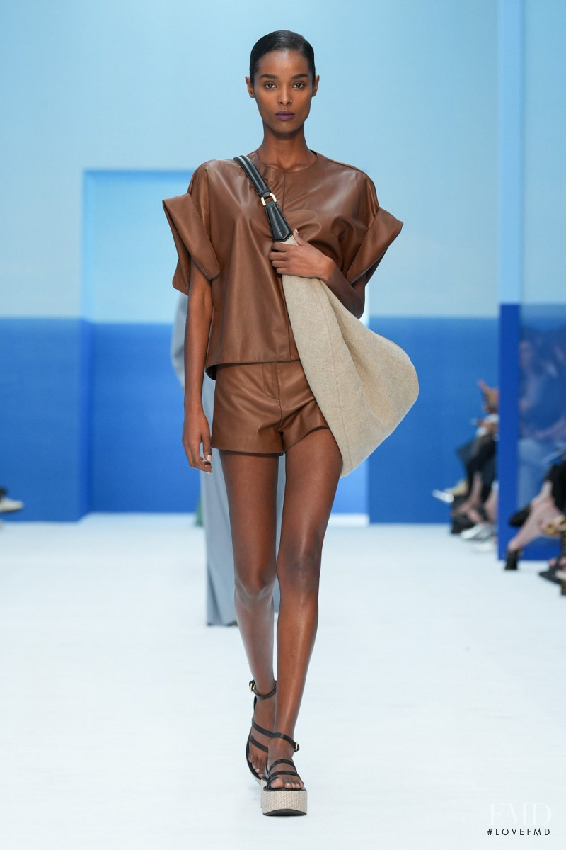 Malika Louback featured in  the Max Mara fashion show for Spring/Summer 2023