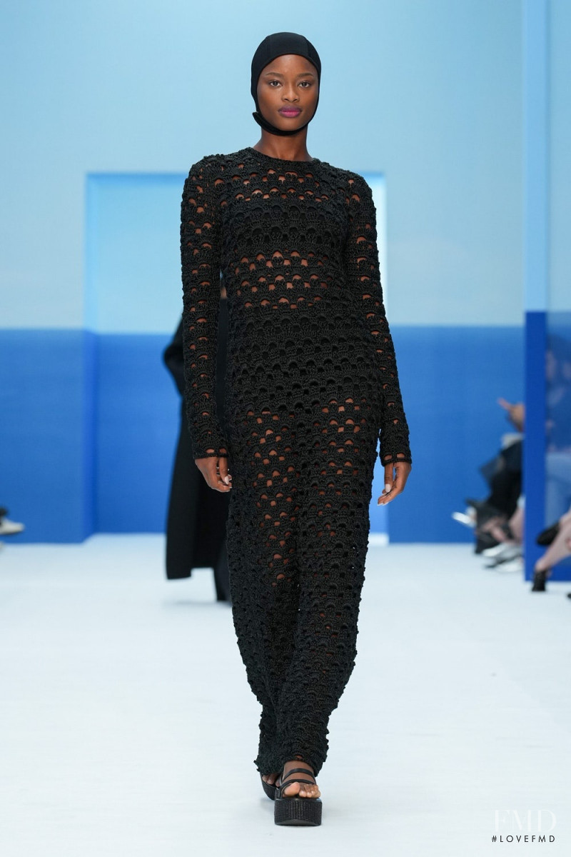 Mayowa Nicholas featured in  the Max Mara fashion show for Spring/Summer 2023