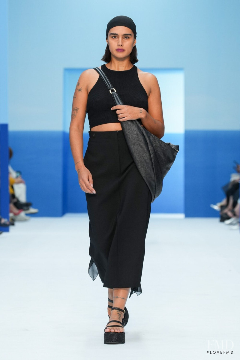 Jill Kortleve featured in  the Max Mara fashion show for Spring/Summer 2023