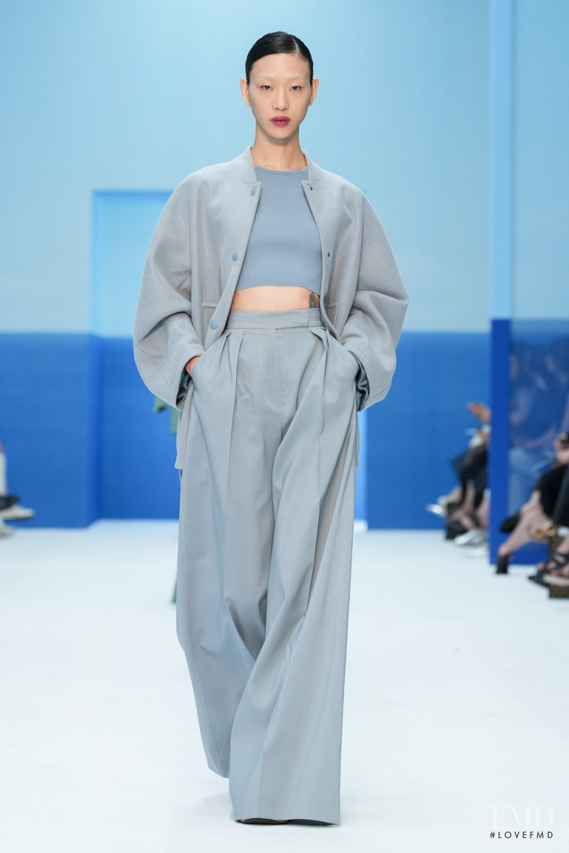 So Ra Choi featured in  the Max Mara fashion show for Spring/Summer 2023