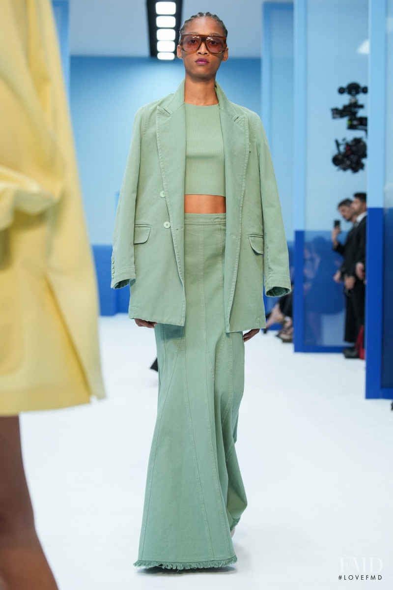 Anyelina Javier featured in  the Max Mara fashion show for Spring/Summer 2023