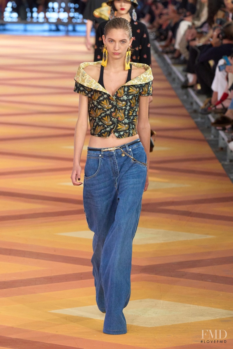 Rolf Schrader featured in  the Etro fashion show for Spring/Summer 2023