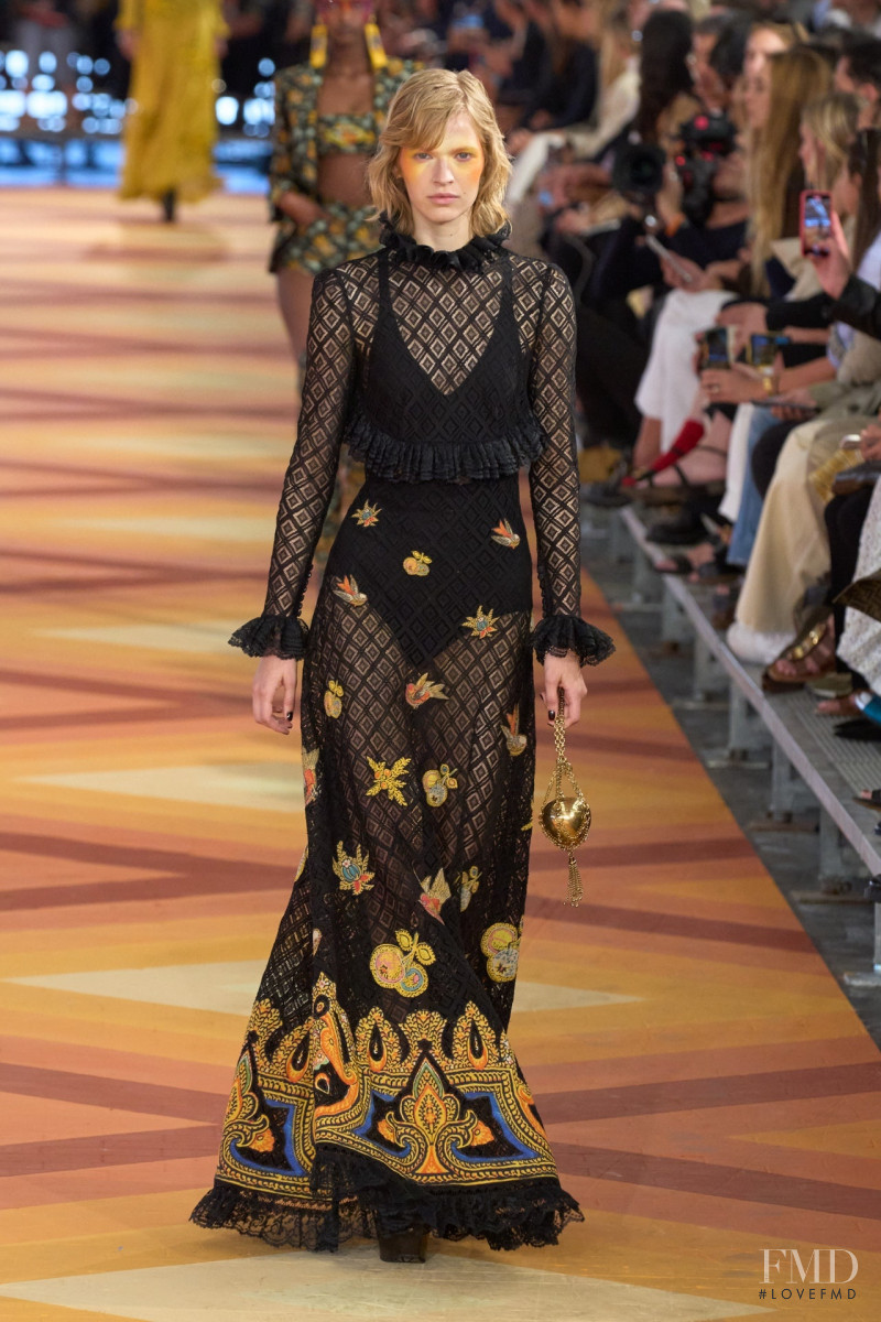 Aivita Muze featured in  the Etro fashion show for Spring/Summer 2023