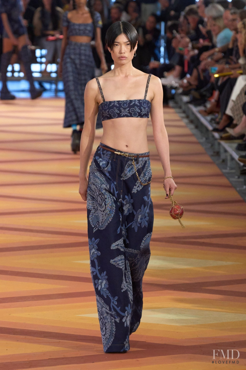 Stephanie Shiu featured in  the Etro fashion show for Spring/Summer 2023