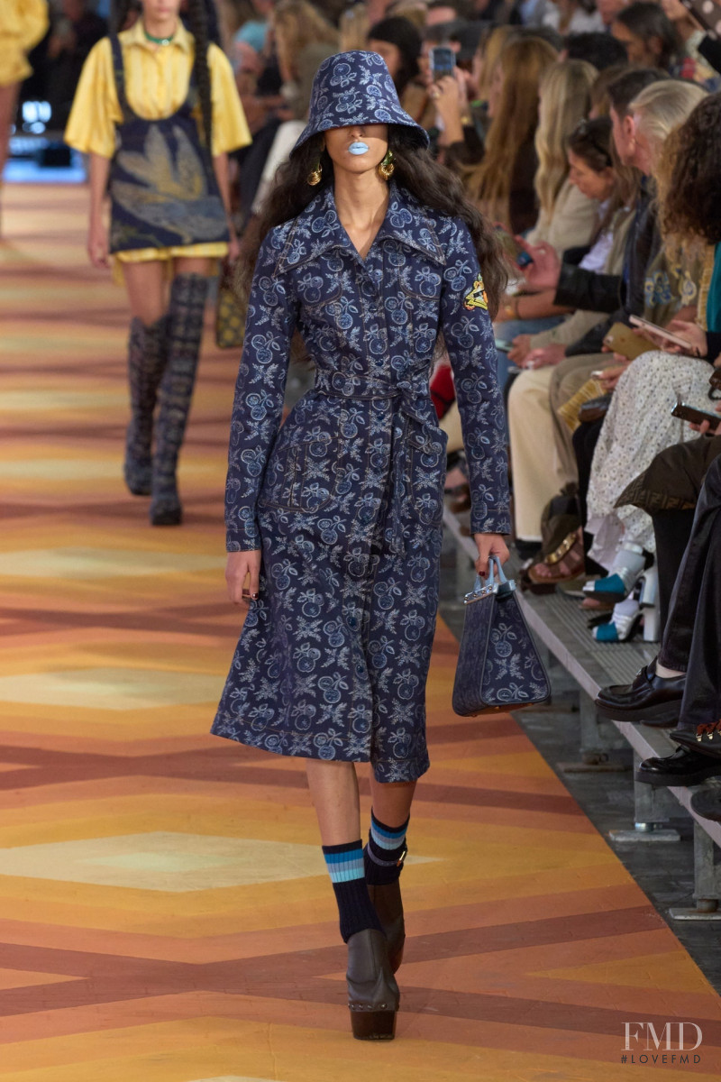 Jennifer Matias featured in  the Etro fashion show for Spring/Summer 2023