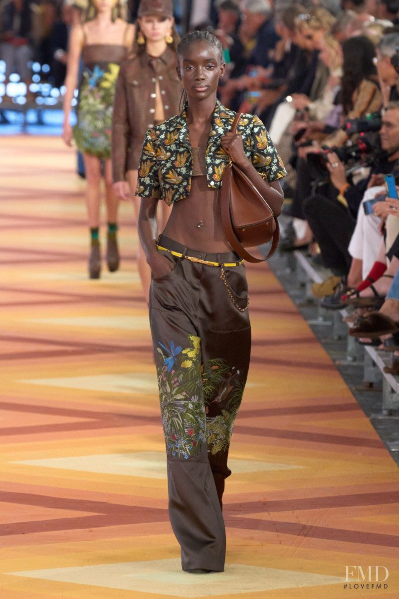 Maty Fall Diba featured in  the Etro fashion show for Spring/Summer 2023