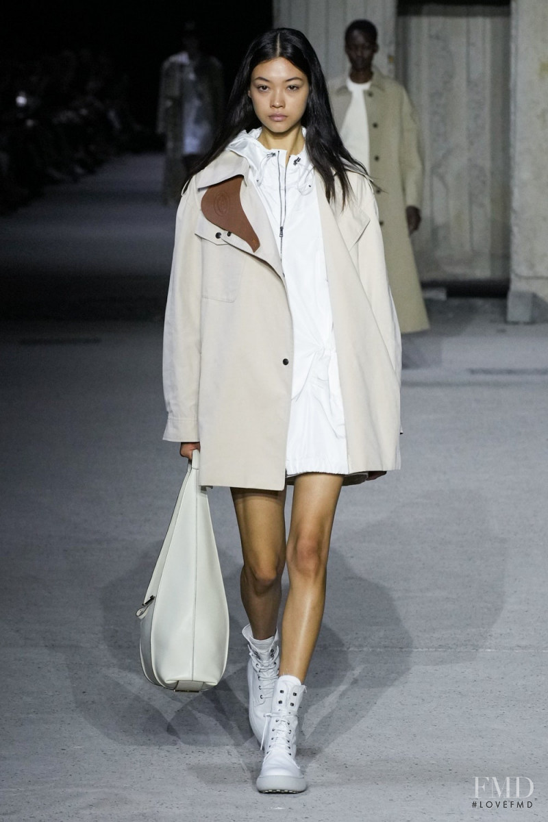 Mika Schneider featured in  the Tod\'s fashion show for Spring/Summer 2023