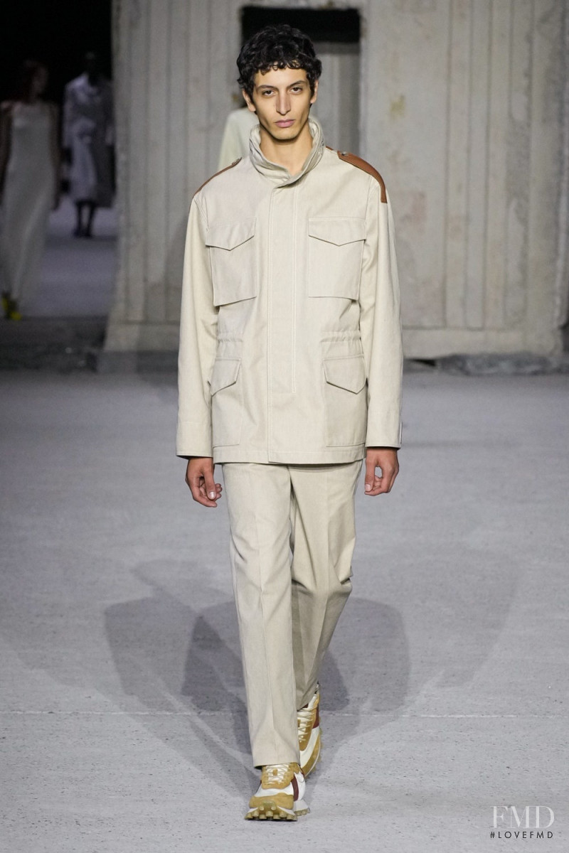 Takfarines Bengana featured in  the Tod\'s fashion show for Spring/Summer 2023
