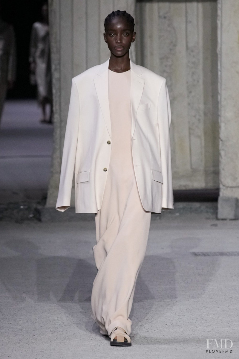 Maty Fall Diba featured in  the Tod\'s fashion show for Spring/Summer 2023