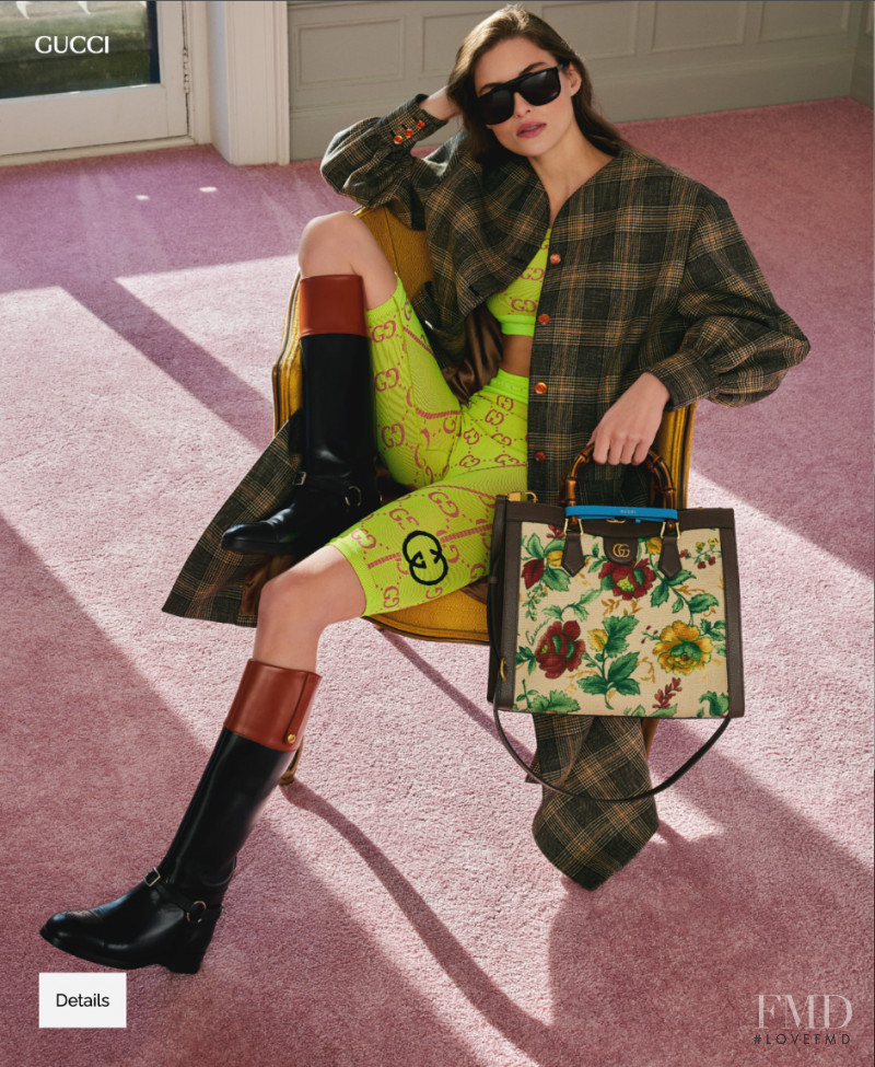 Grace Elizabeth featured in  the South Coast Plaza advertisement for Spring/Summer 2022