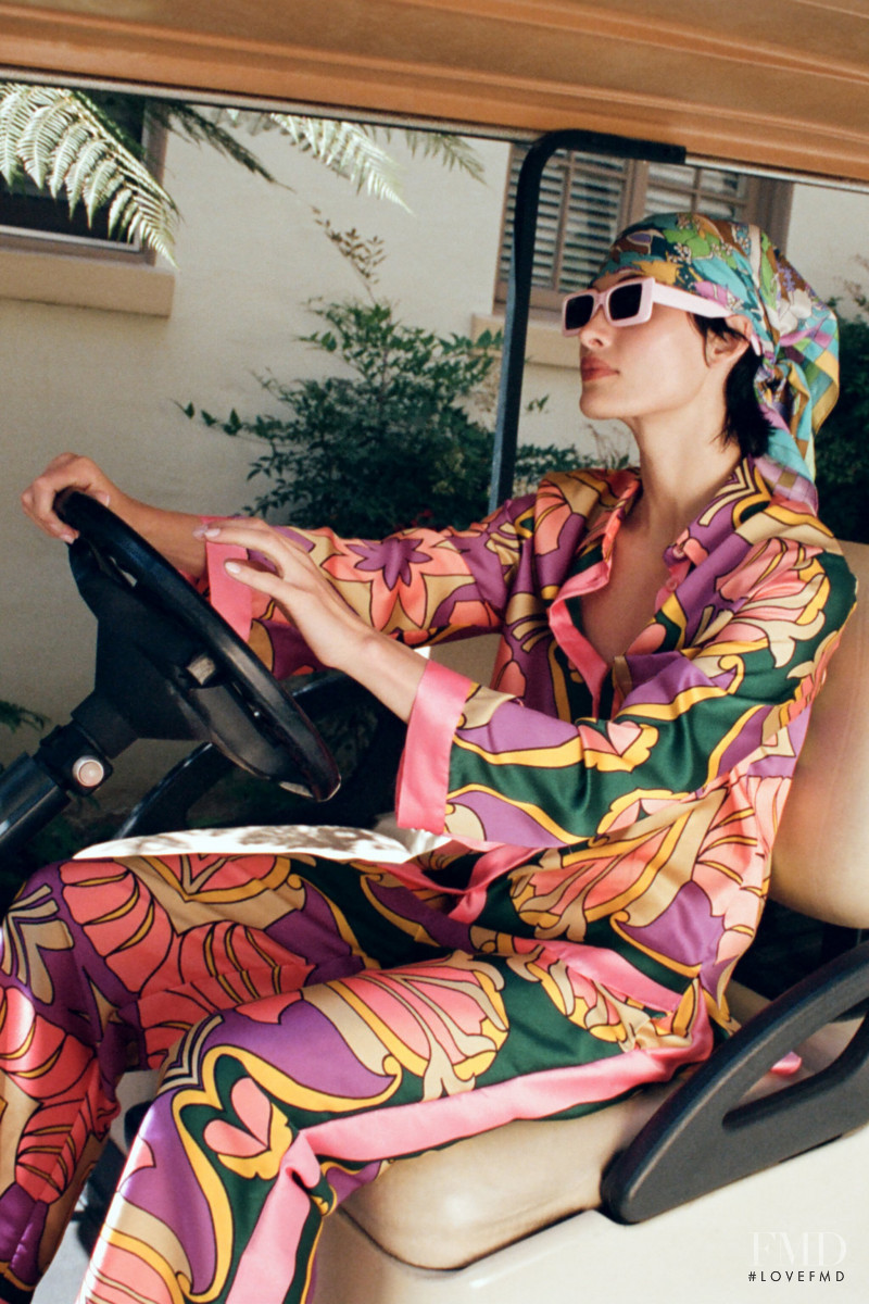 Grace Elizabeth featured in  the Zara advertisement for Summer 2022