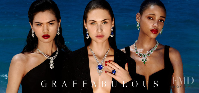 Grace Elizabeth featured in  the Graff Diamonds Graffabulous Chapter 2  advertisement for Summer 2022