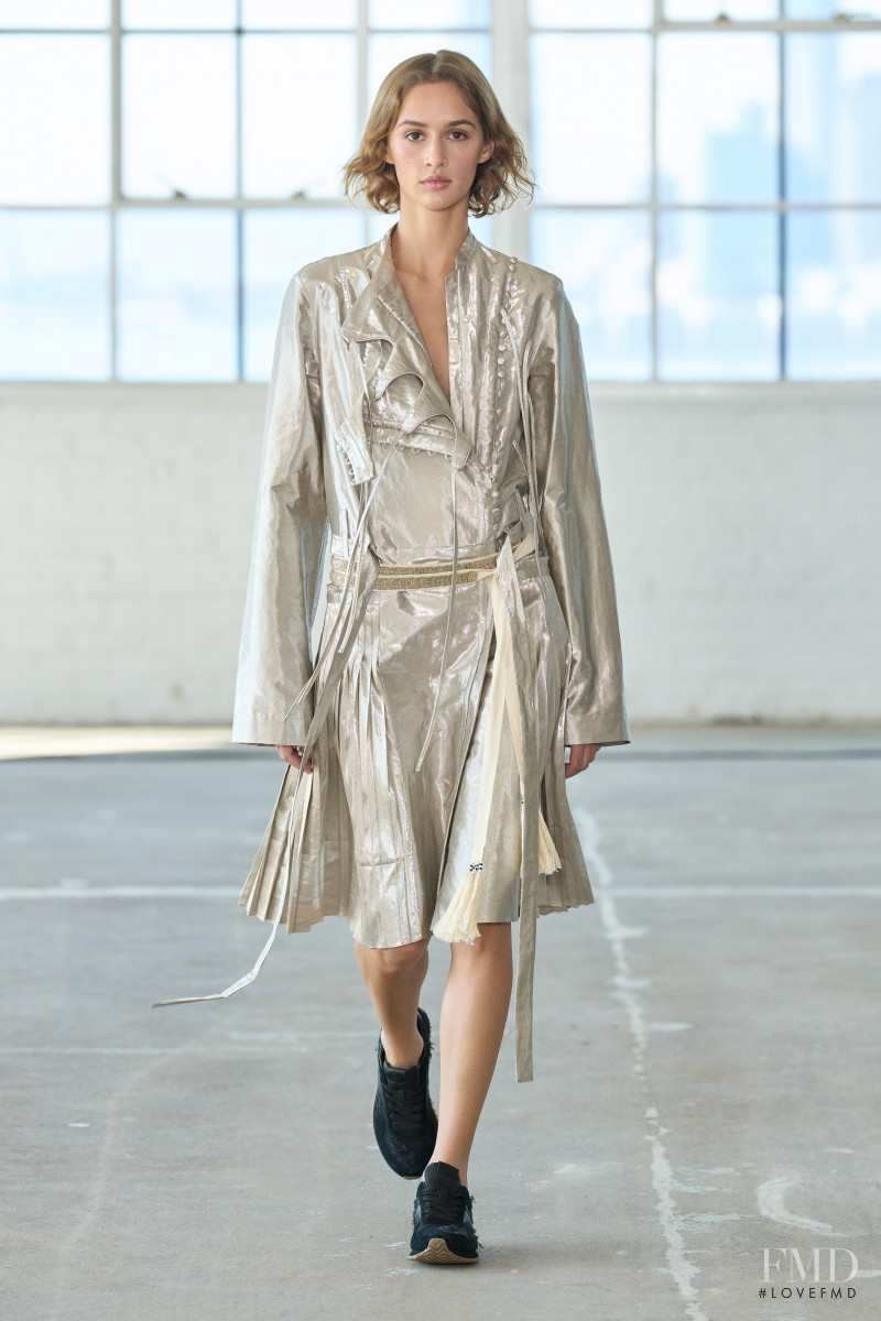 Quinn Elin Mora featured in  the Altuzarra fashion show for Spring/Summer 2023