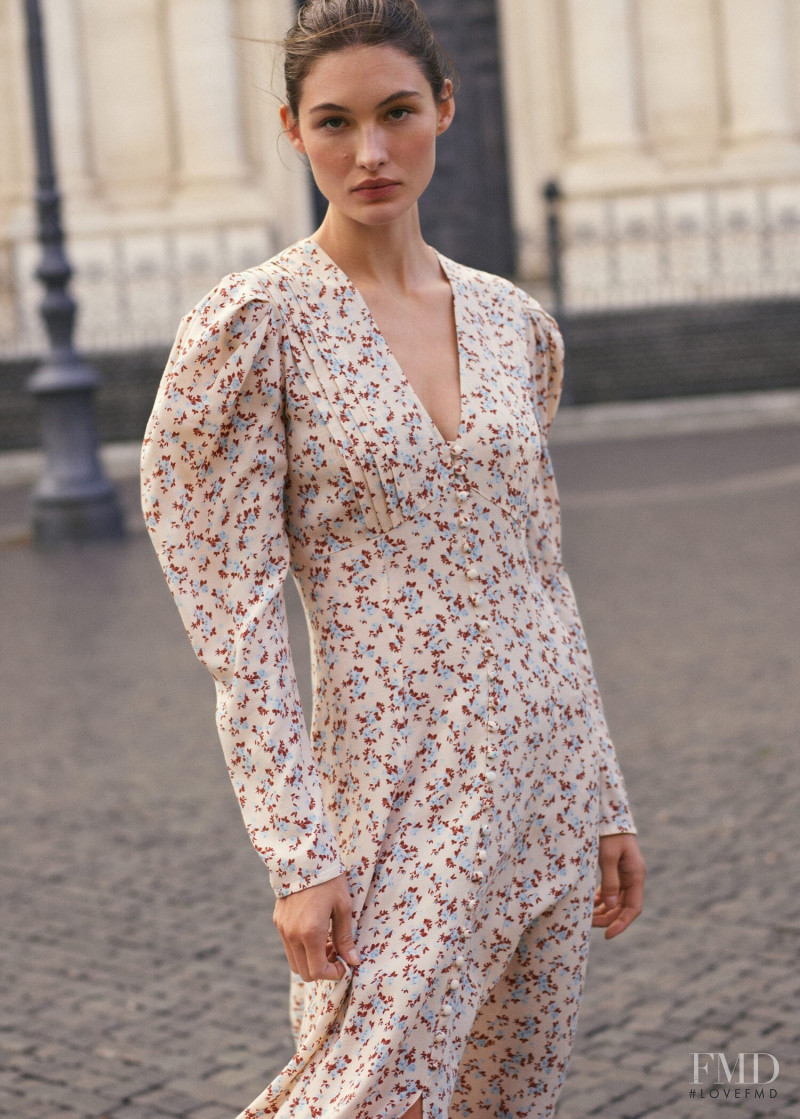 Grace Elizabeth featured in  the Mango lookbook for Autumn/Winter 2021