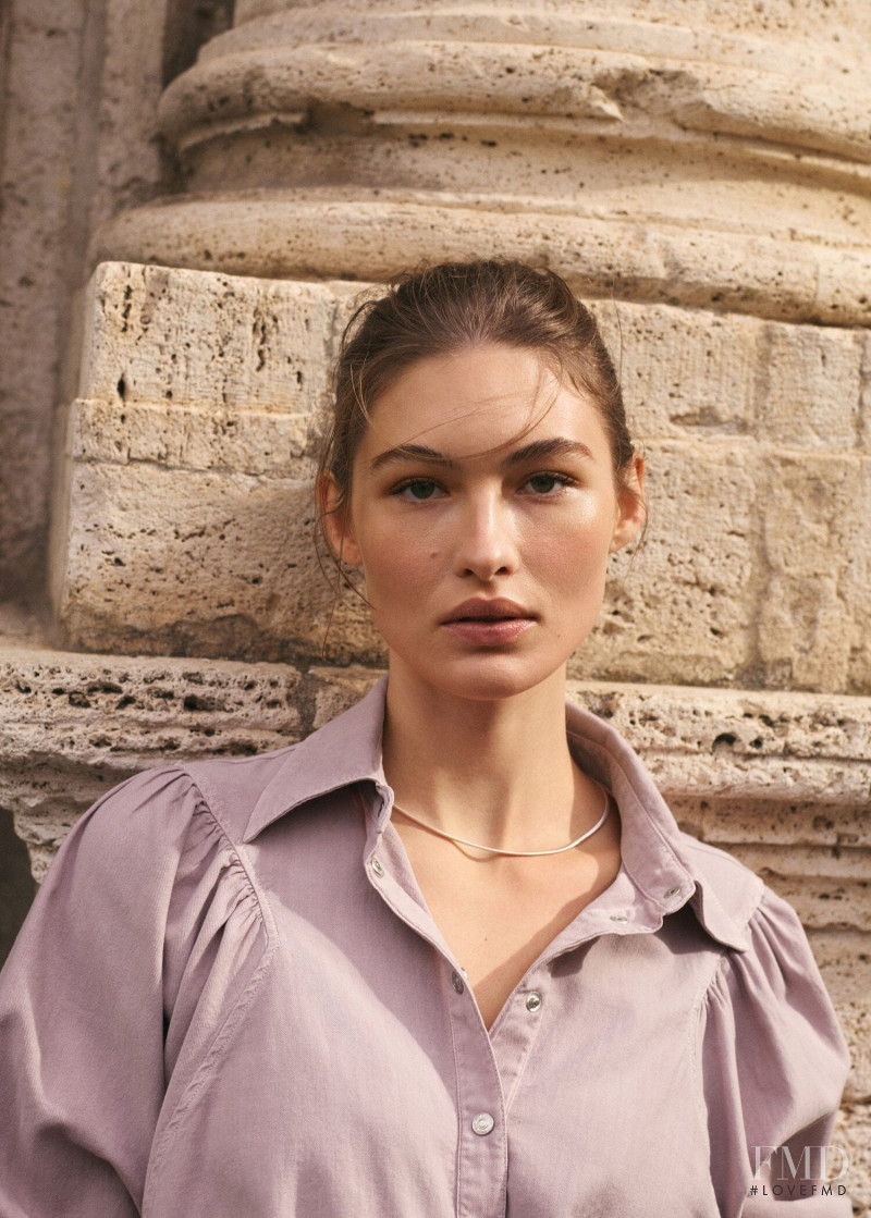 Grace Elizabeth featured in  the Mango lookbook for Autumn/Winter 2021