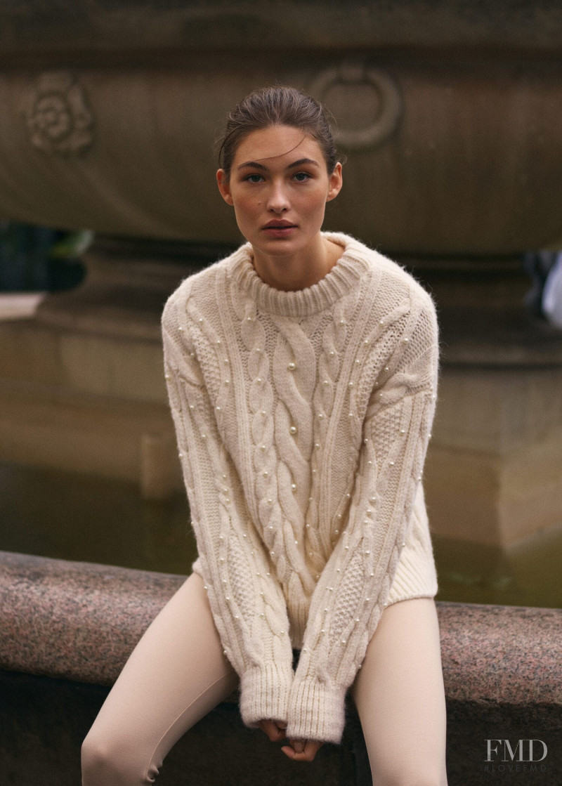 Grace Elizabeth featured in  the Mango lookbook for Autumn/Winter 2021