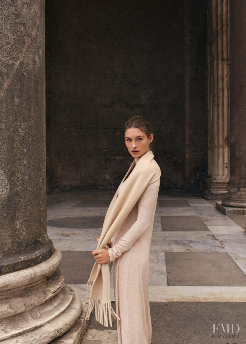 Grace Elizabeth featured in  the Mango lookbook for Autumn/Winter 2021