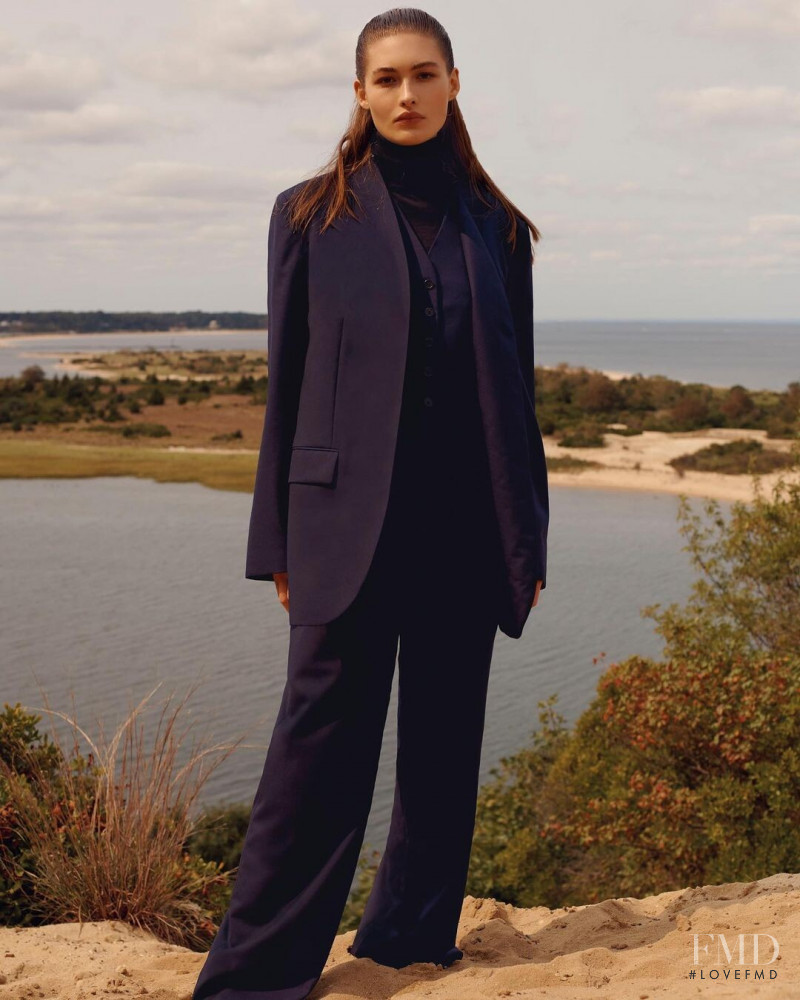 Grace Elizabeth featured in  the Bergdorf Goodman advertisement for Winter 2020