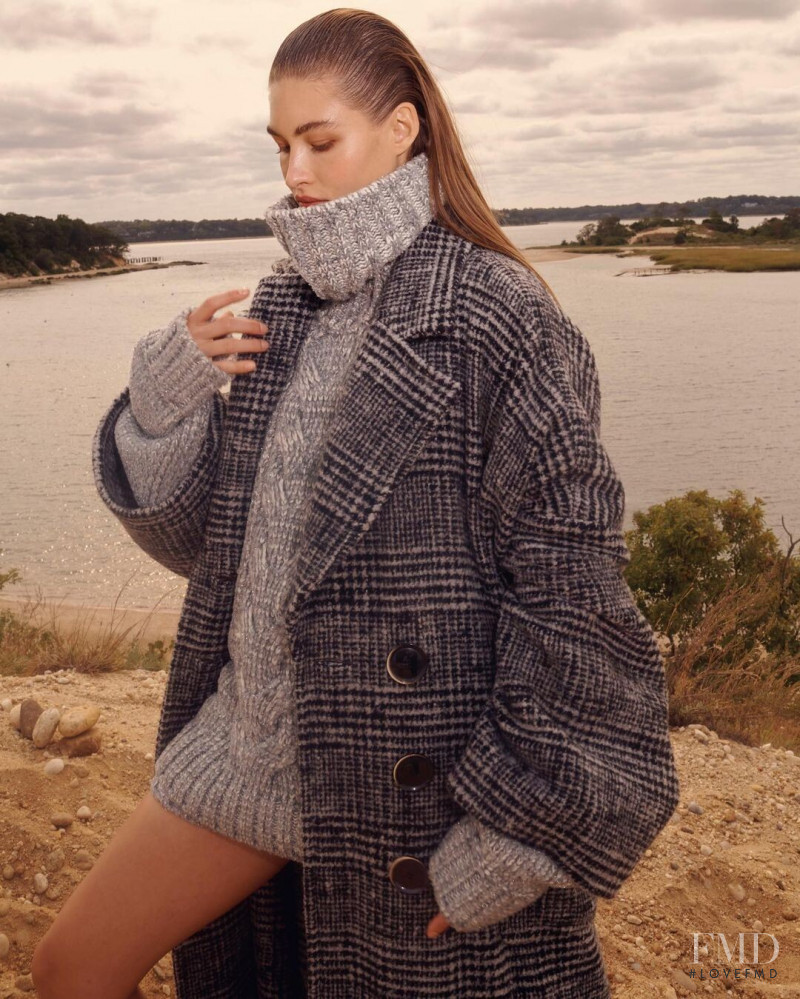 Grace Elizabeth featured in  the Bergdorf Goodman advertisement for Winter 2020