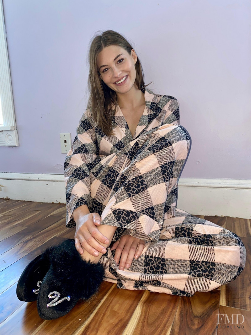 Grace Elizabeth featured in  the Victoria\'s Secret catalogue for Winter 2020