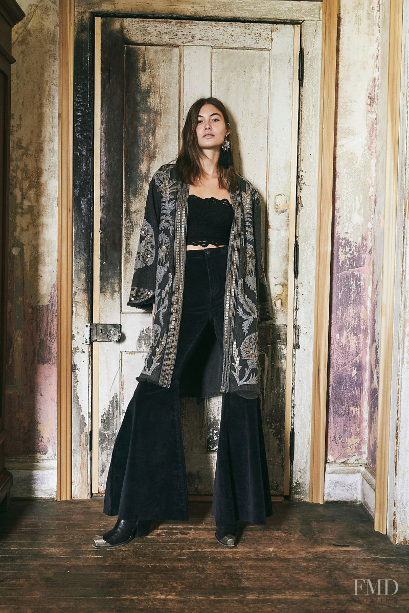 Grace Elizabeth featured in  the Free People lookbook for Winter 2020