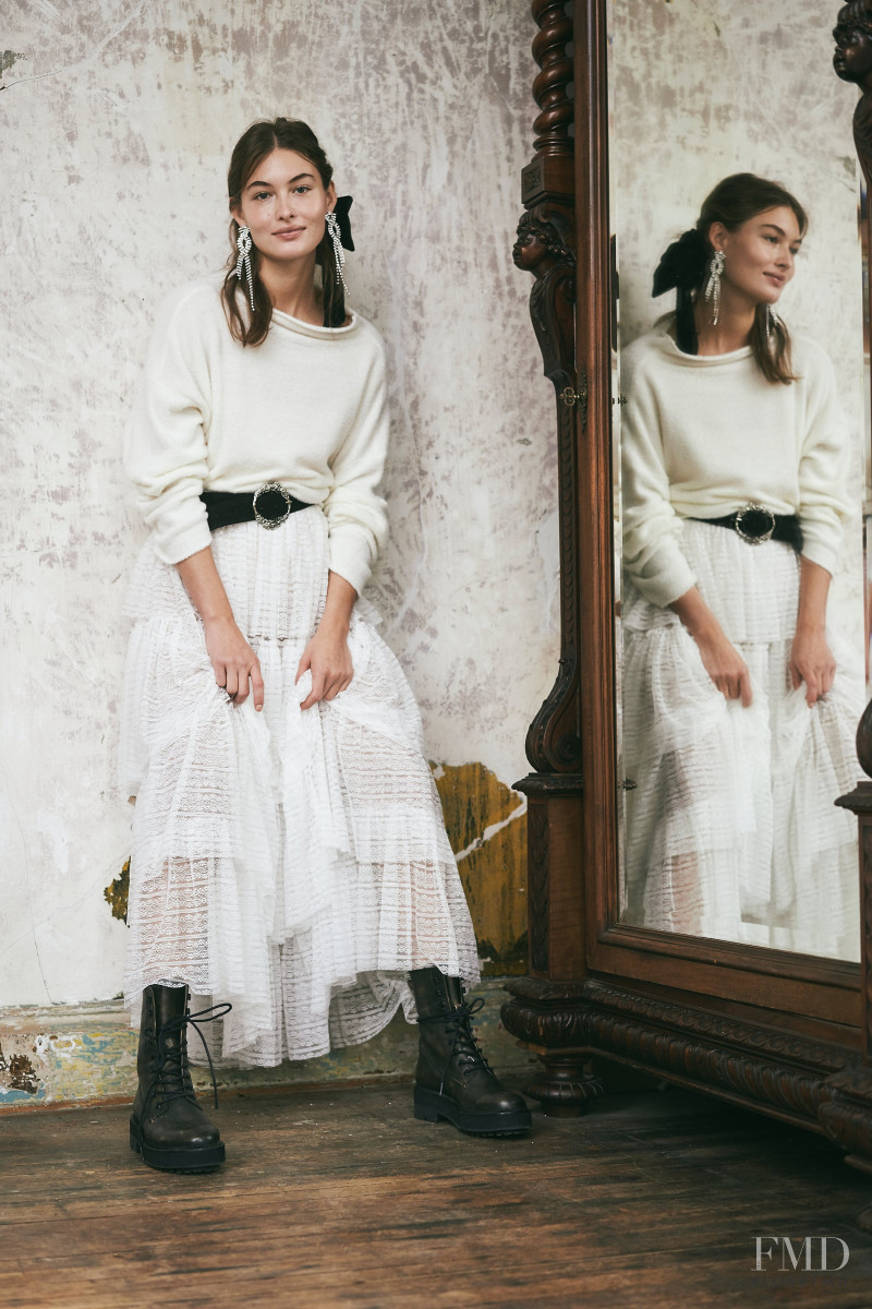 Grace Elizabeth featured in  the Free People lookbook for Winter 2020