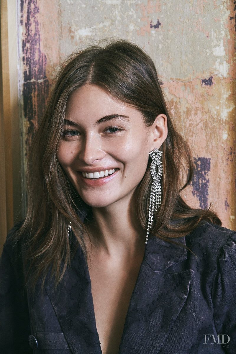 Grace Elizabeth featured in  the Free People lookbook for Winter 2020