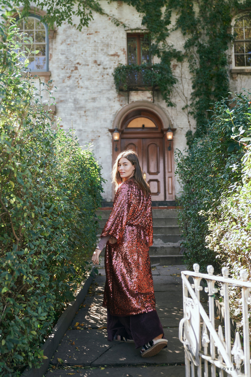 Grace Elizabeth featured in  the Free People lookbook for Winter 2020