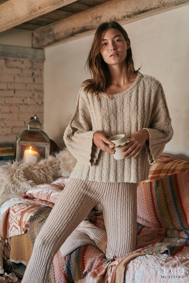 Grace Elizabeth featured in  the Free People lookbook for Winter 2020