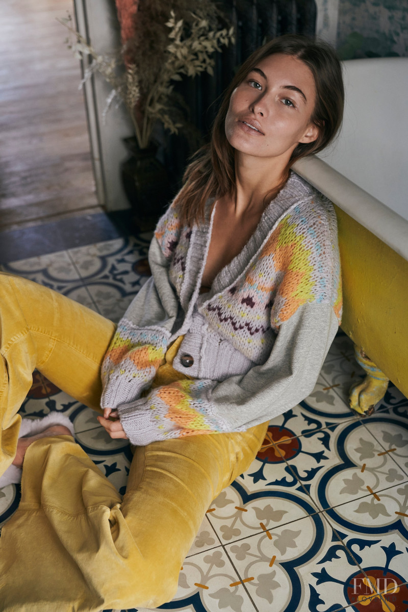 Grace Elizabeth featured in  the Free People lookbook for Winter 2020