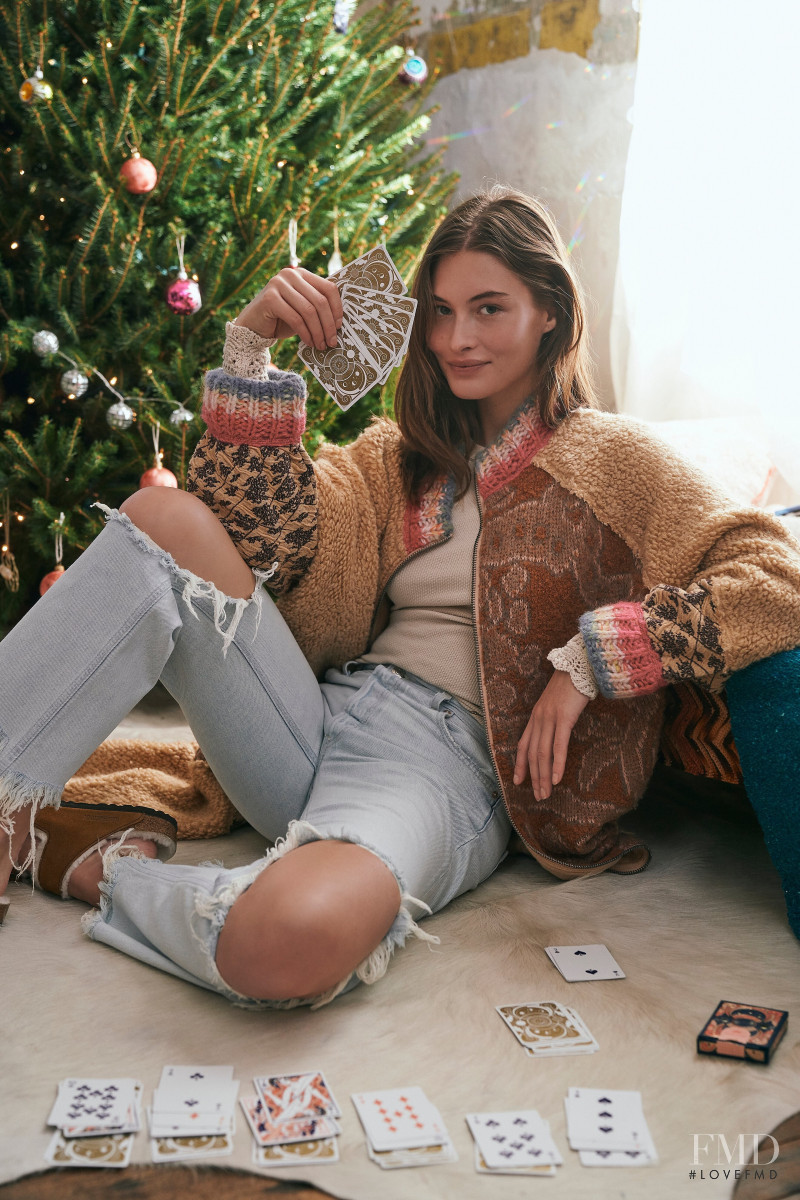 Grace Elizabeth featured in  the Free People lookbook for Winter 2020