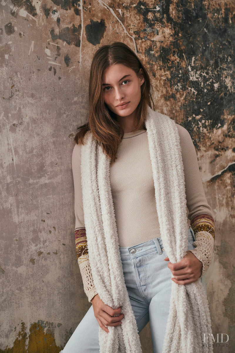 Grace Elizabeth featured in  the Free People lookbook for Winter 2020