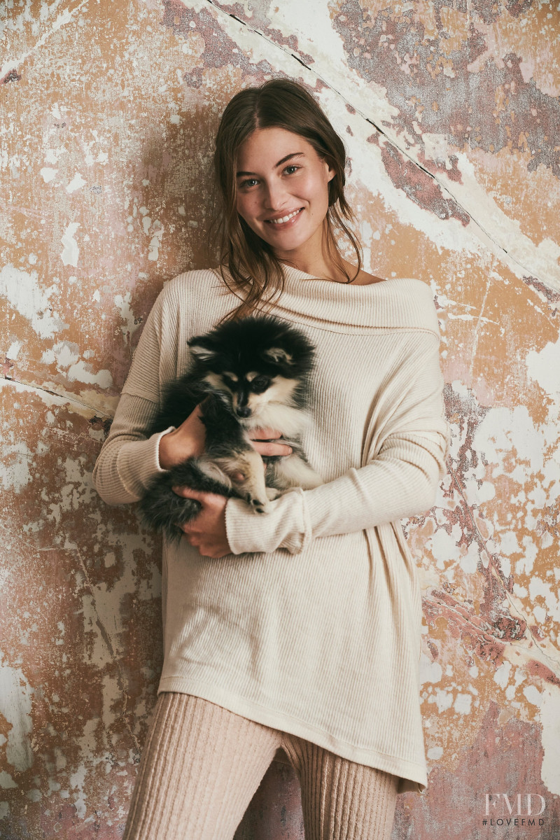 Grace Elizabeth featured in  the Free People lookbook for Winter 2020