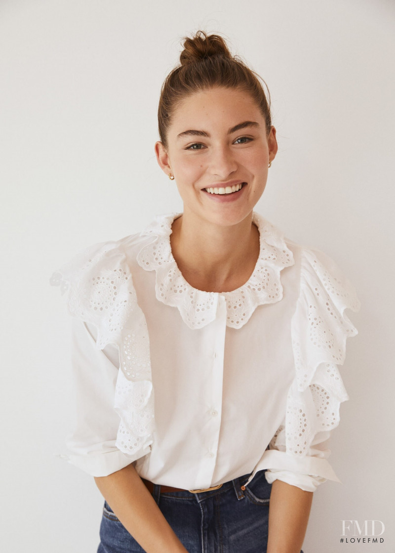 Grace Elizabeth featured in  the Mango catalogue for Pre-Fall 2020