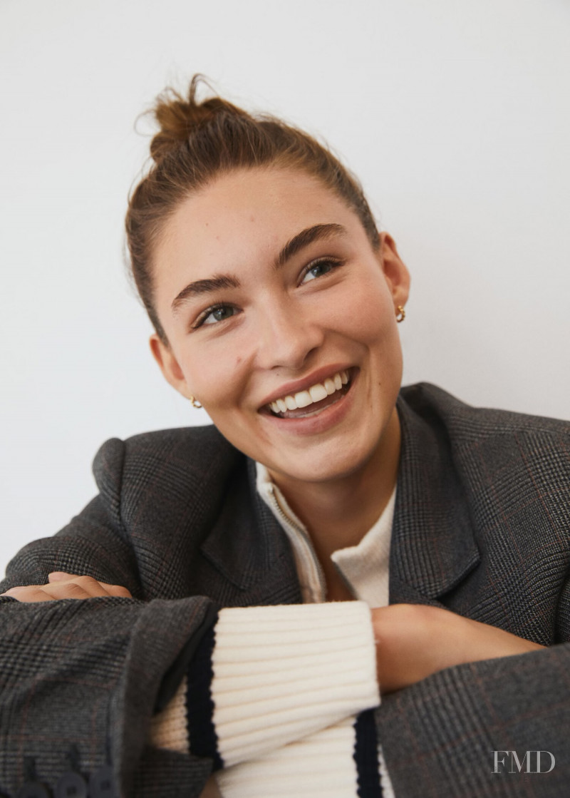 Grace Elizabeth featured in  the Mango catalogue for Pre-Fall 2020