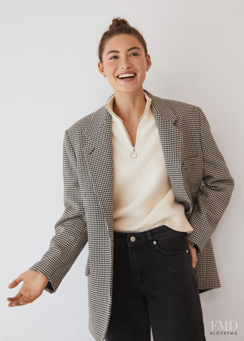 Grace Elizabeth featured in  the Mango catalogue for Pre-Fall 2020