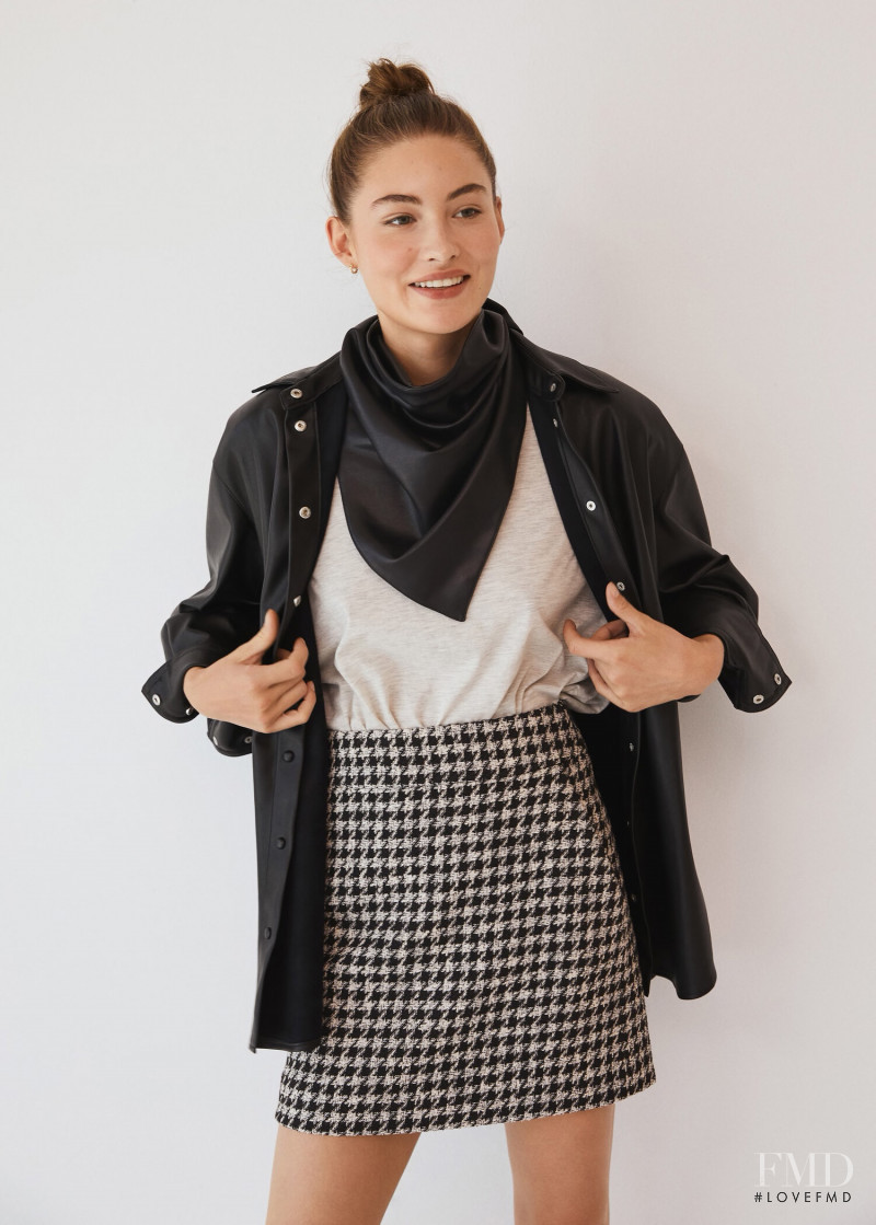 Grace Elizabeth featured in  the Mango catalogue for Pre-Fall 2020