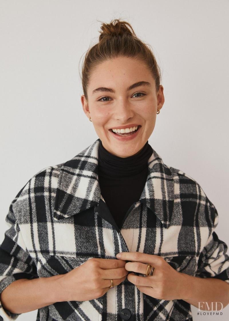 Grace Elizabeth featured in  the Mango catalogue for Pre-Fall 2020