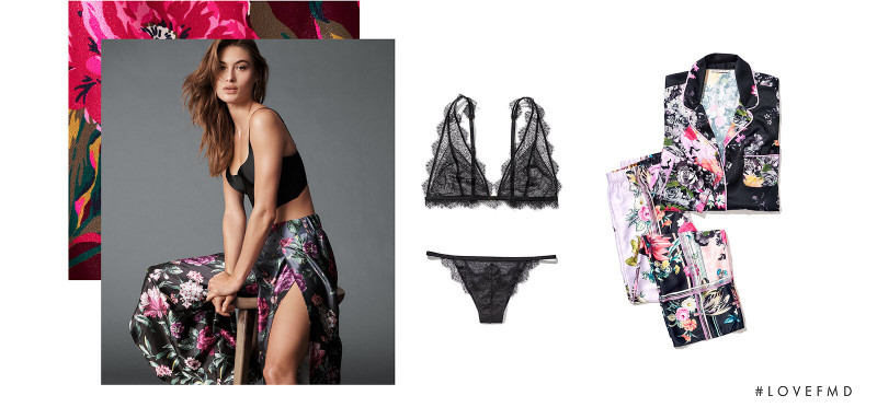 Grace Elizabeth featured in  the Victoria\'s Secret catalogue for Spring/Summer 2020