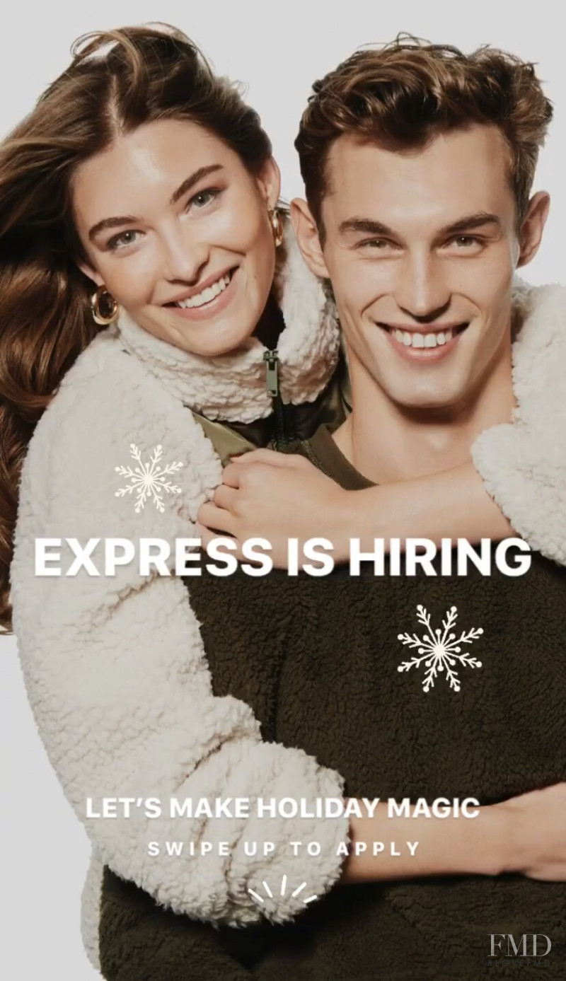 Grace Elizabeth featured in  the Express advertisement for Winter 2019